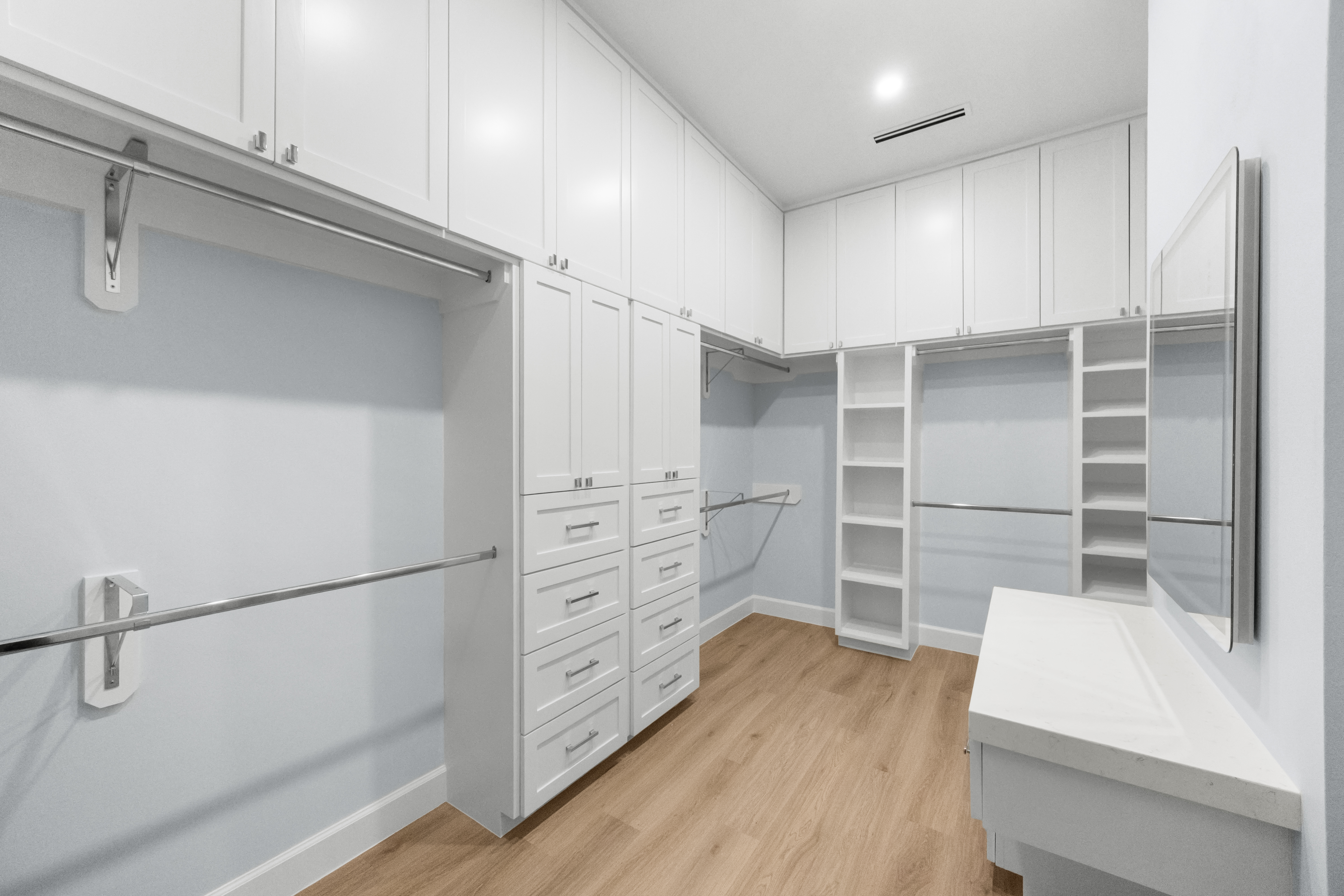 Primary walk-in closet