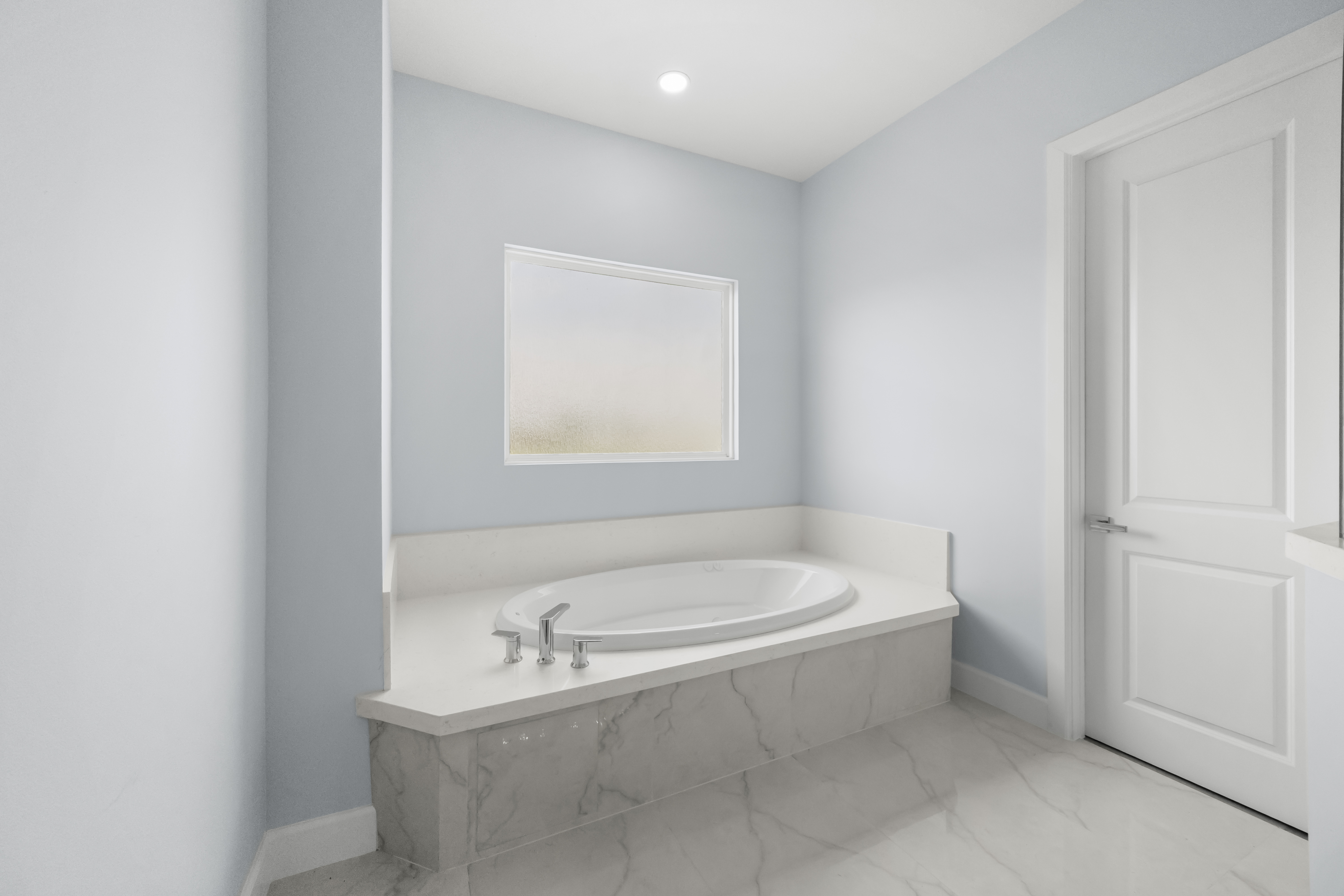 Primary bath soaking tub